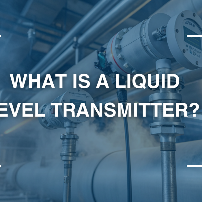 Banner with the text for What is a liquid level transmitter?