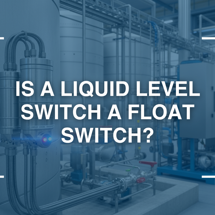 Banner with the text for Is a liquid level switch a float switch