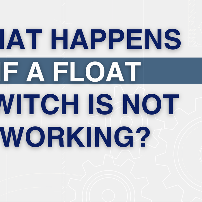 Banner with the text for What happens if a float switch is not working?
