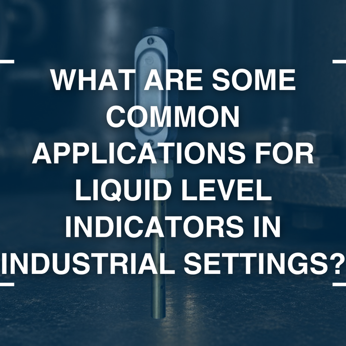 Banner with the text for What are some common applications for liquid level indicator in industrial settings?